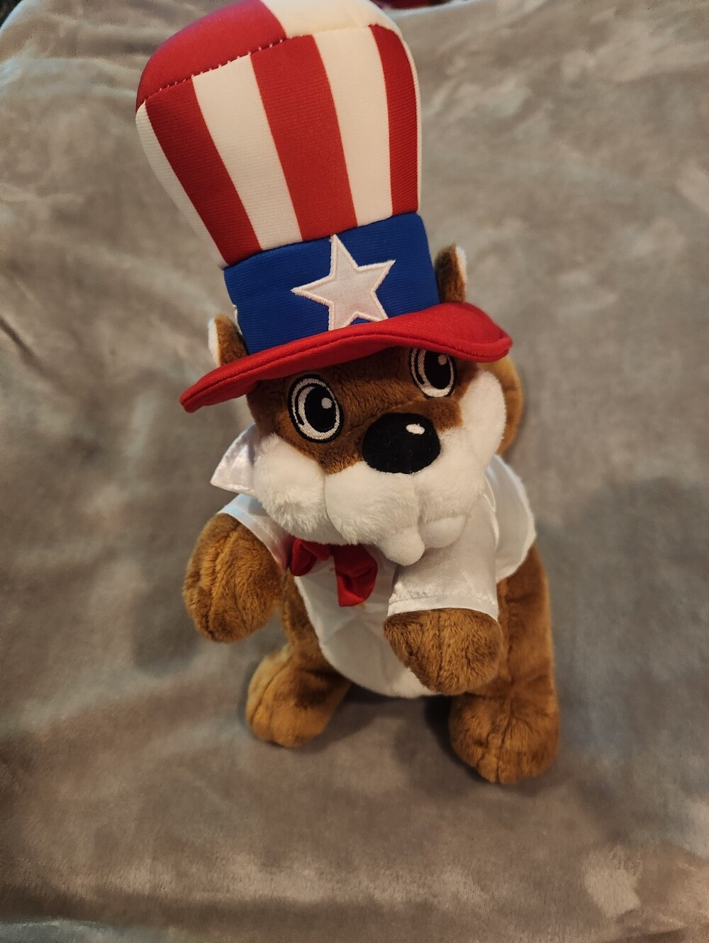 Buc-ees Beaver Plush Patriotic Stuffed Animal - 4th Of July Edition